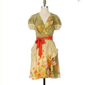 Yoana Baraschi Silk Wrap Dress